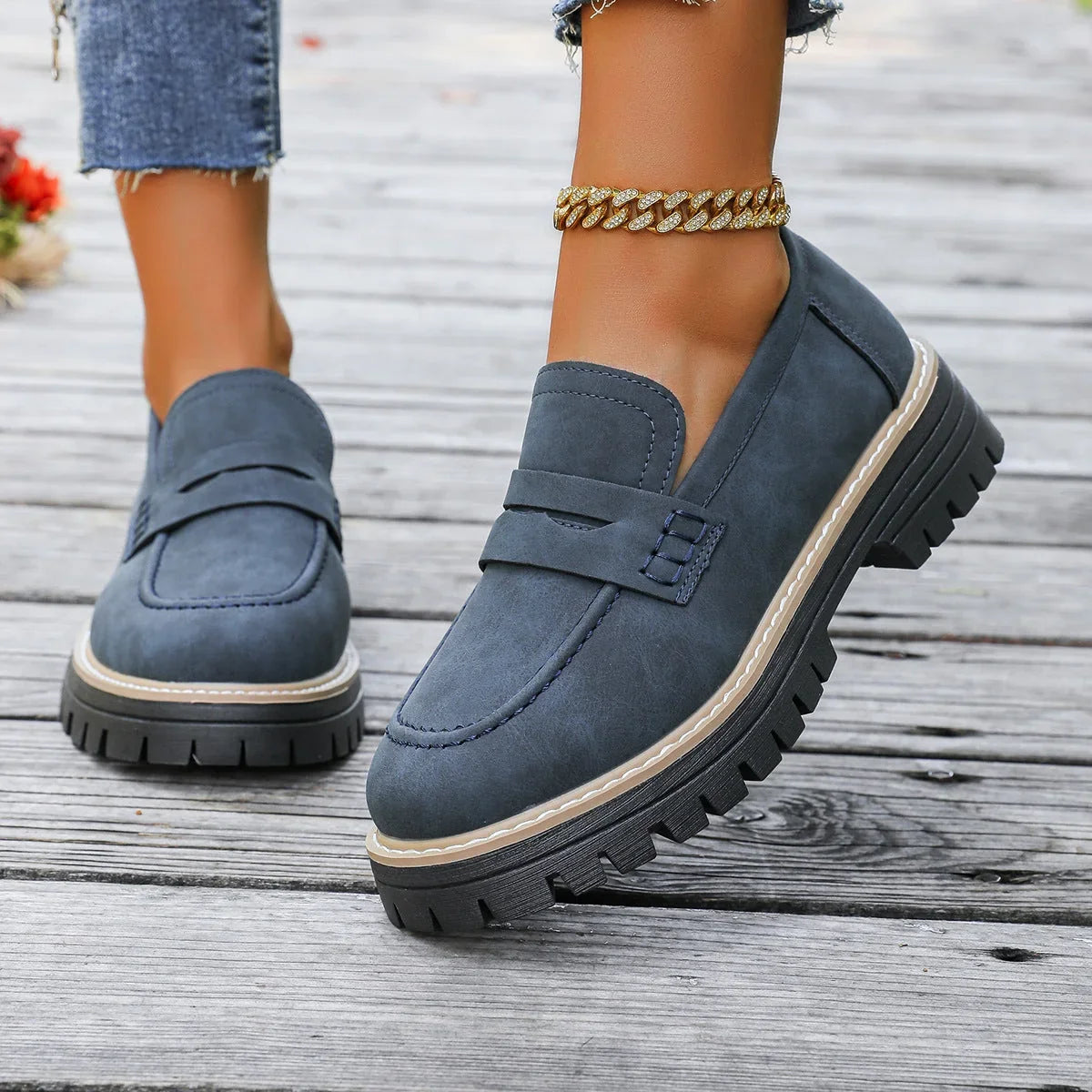 ELIANA | CHUNKY PLATFORM LOAFERS WITH ARCH SUPPORT
