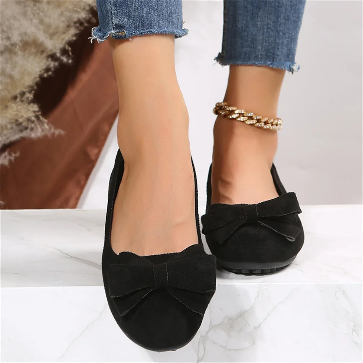 DARCIE | WOMEN'S WIDE-FIT ORTHOPAEDIC BALLET FLATS
