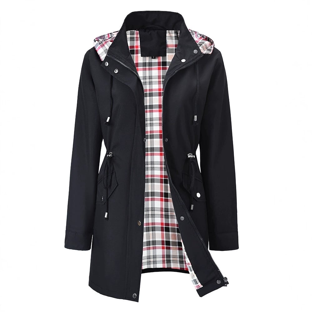 Aimee | Women's Hooded Waterproof Trench Coat