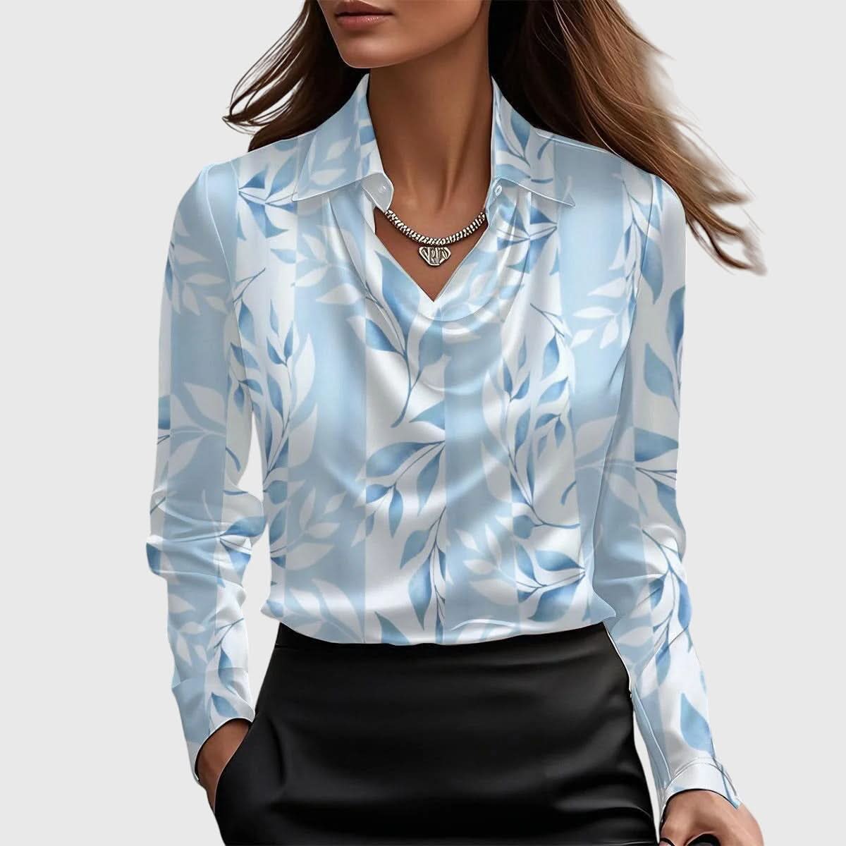 Heidi | Elegant Draped Blouse