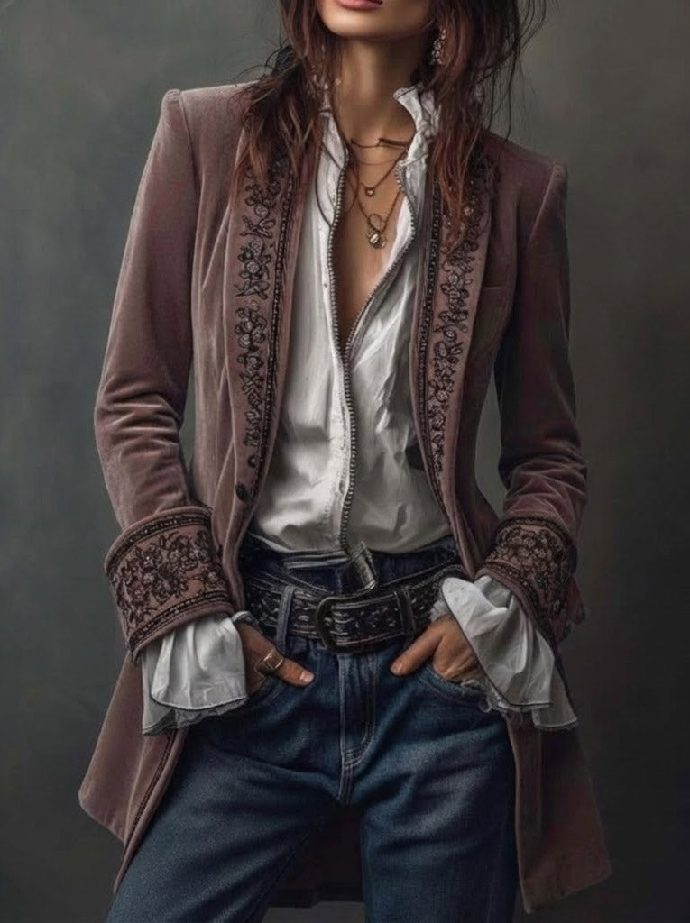 EDITH | LONG VINTAGE JACKET