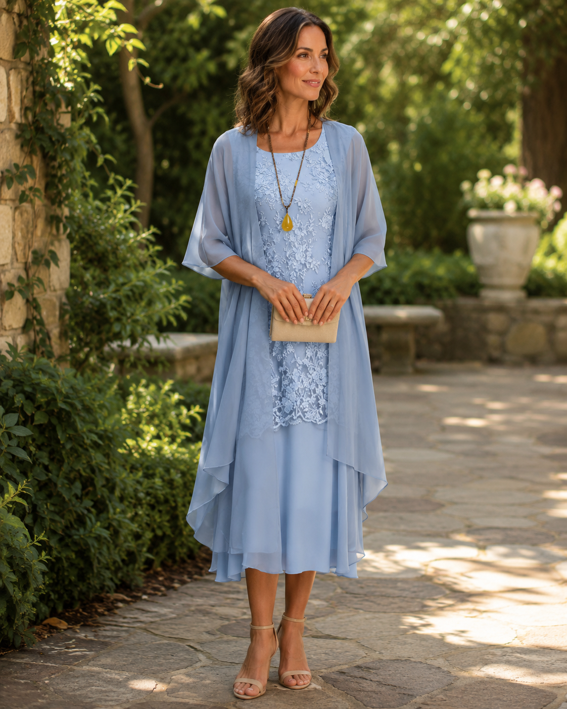 Annabelle | Flowing Overlay Two-Piece Set