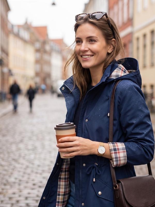 Aimee | Women's Hooded Waterproof Trench Coat