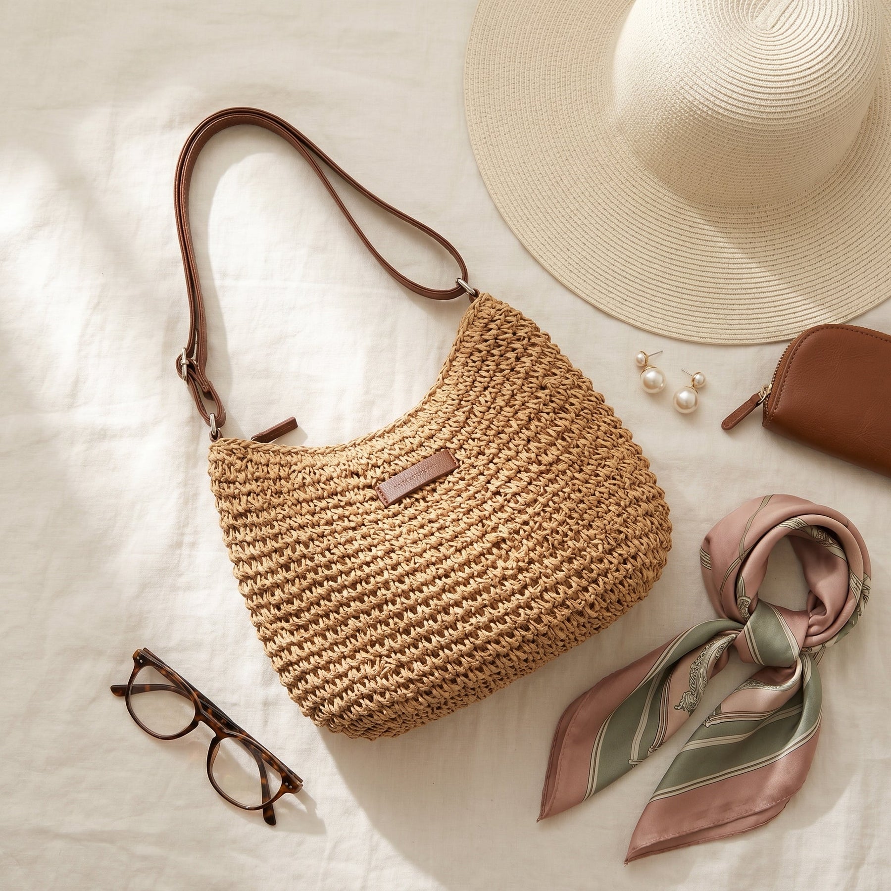 Audrey | Elegant Woven Shoulder Bag
