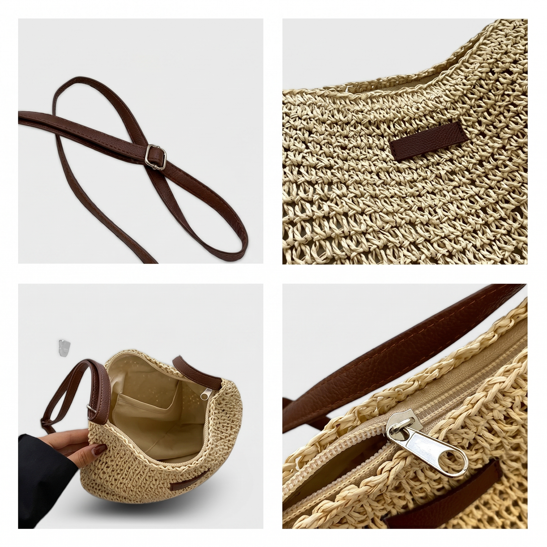 Audrey | Elegant Woven Shoulder Bag