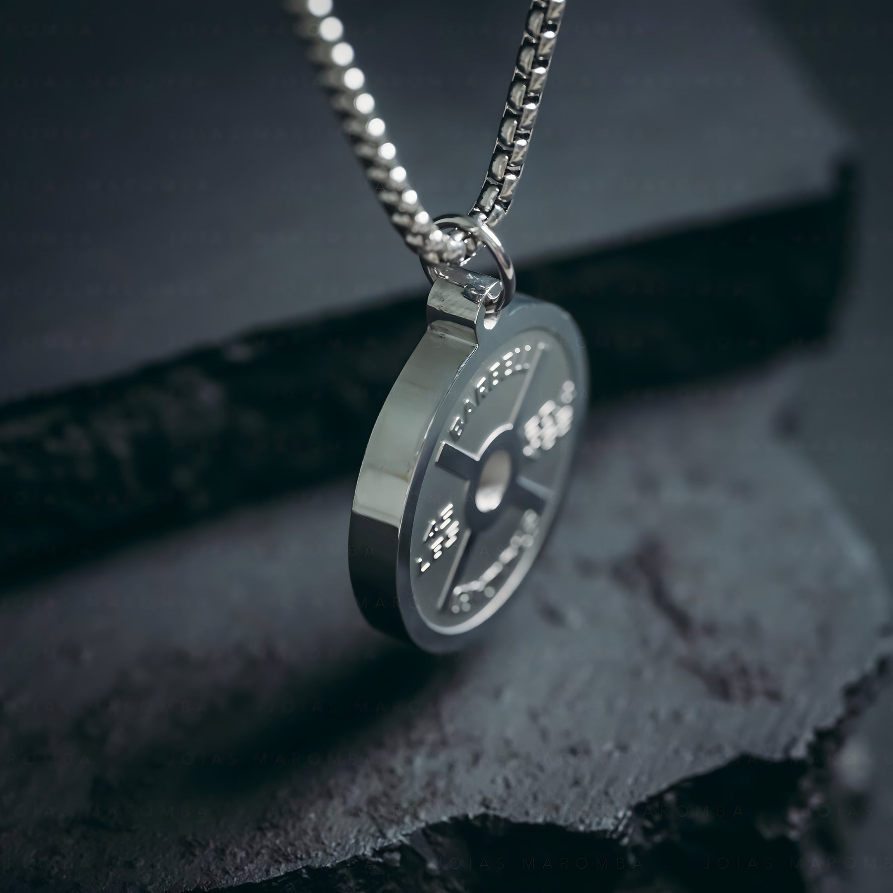 Aria | Power Plate Pendant Necklace