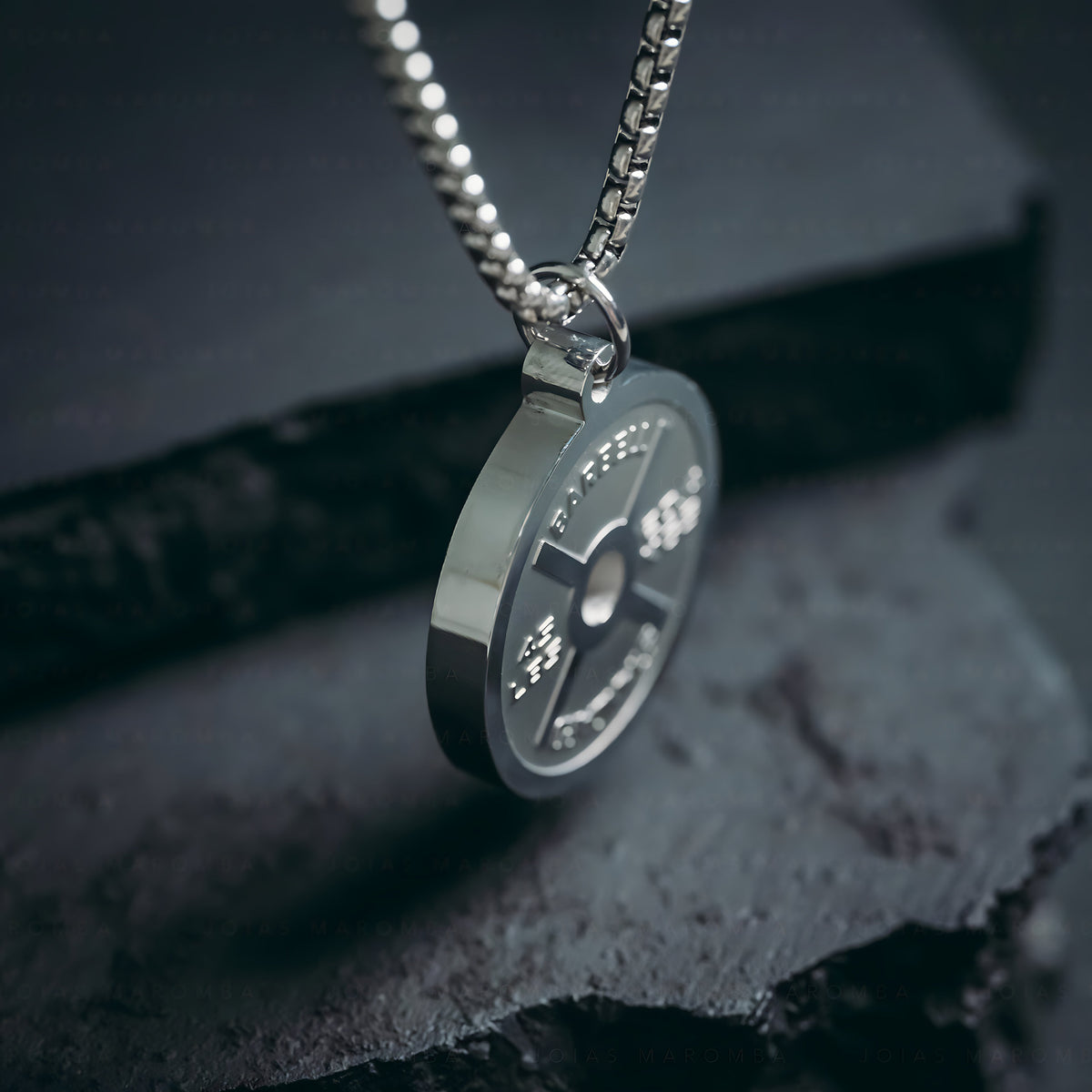 Aria | Power Plate Pendant Necklace