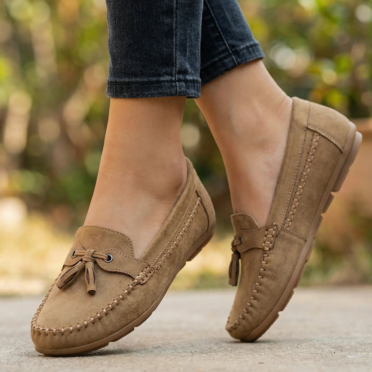 AMARA | WOMEN'S EXTRA-WIDE ORTHOPAEDIC SUEDE LOAFERS