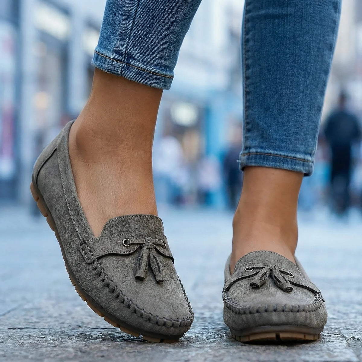 AMARA | WOMEN'S EXTRA-WIDE ORTHOPAEDIC SUEDE LOAFERS
