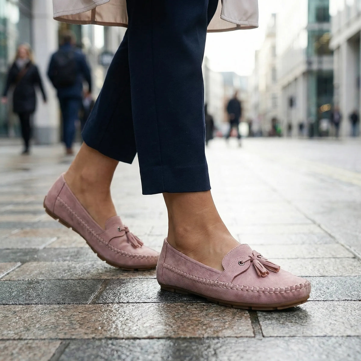 AMARA | WOMEN'S EXTRA-WIDE ORTHOPAEDIC SUEDE LOAFERS