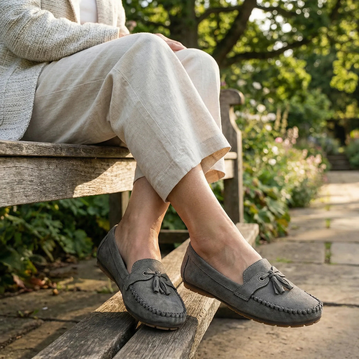 AMARA | WOMEN'S EXTRA-WIDE ORTHOPAEDIC SUEDE LOAFERS