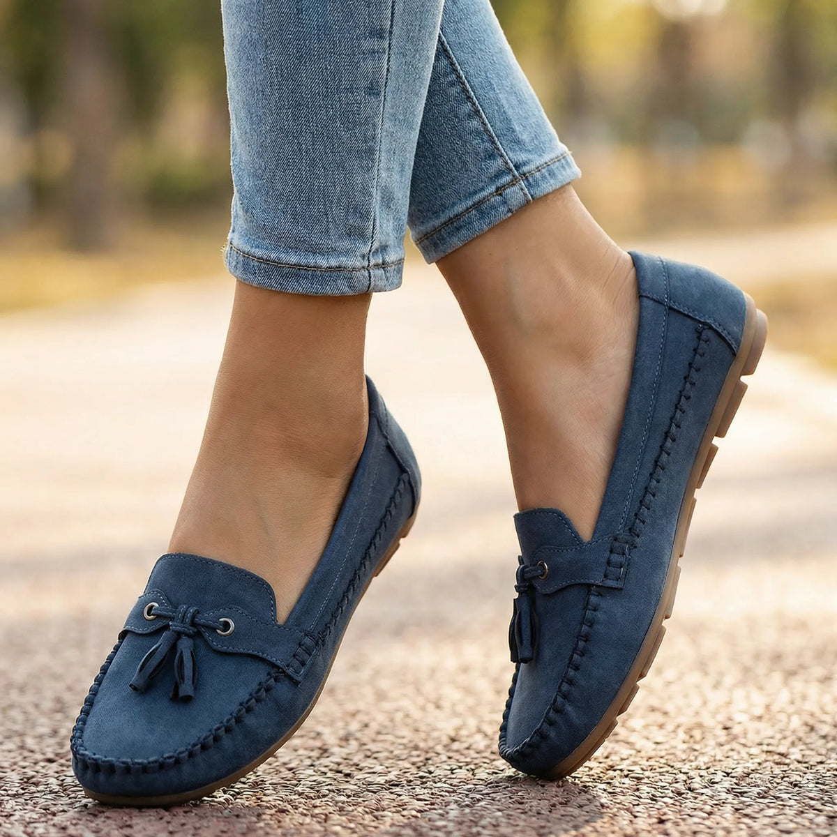 AMARA | WOMEN'S EXTRA-WIDE ORTHOPAEDIC SUEDE LOAFERS