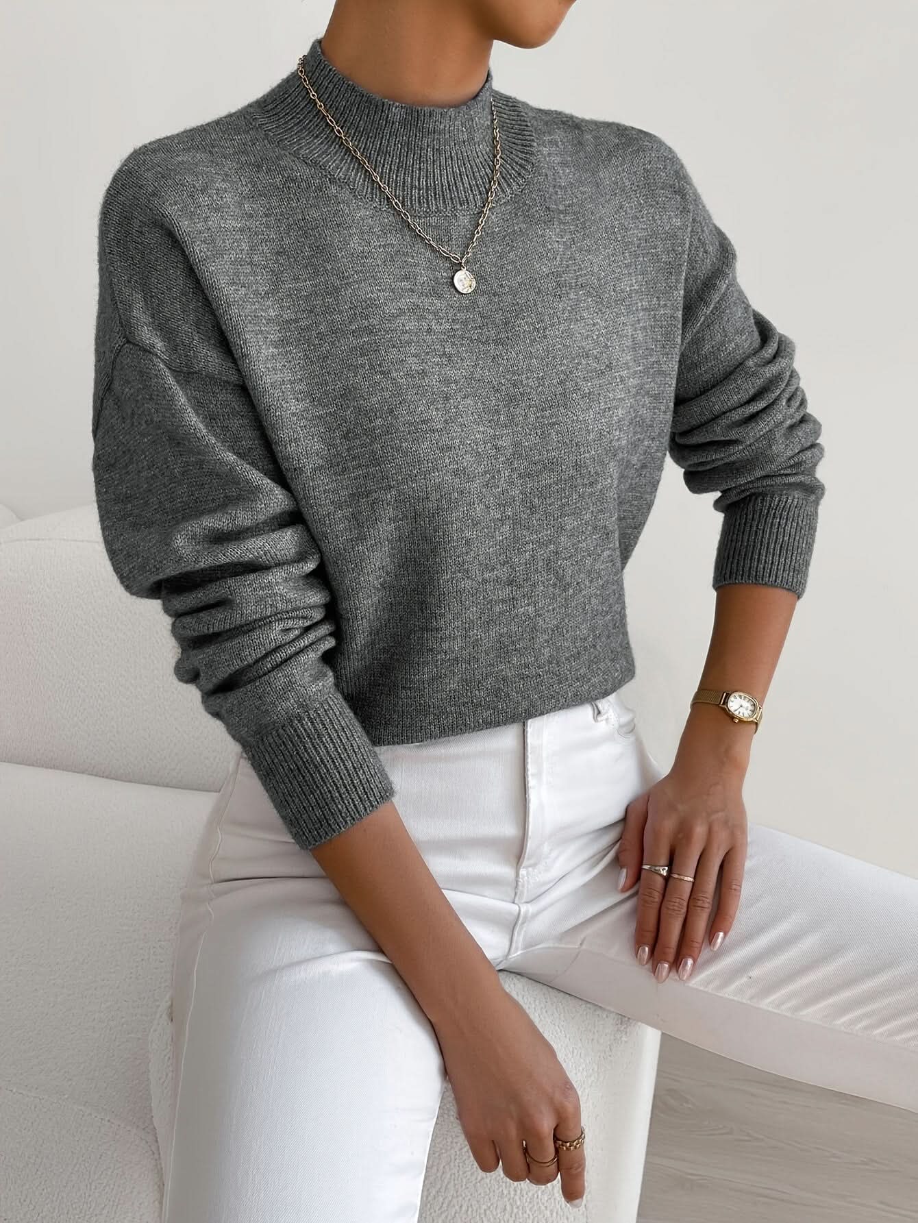 Nicole | Refined Roll Neck Sweater
