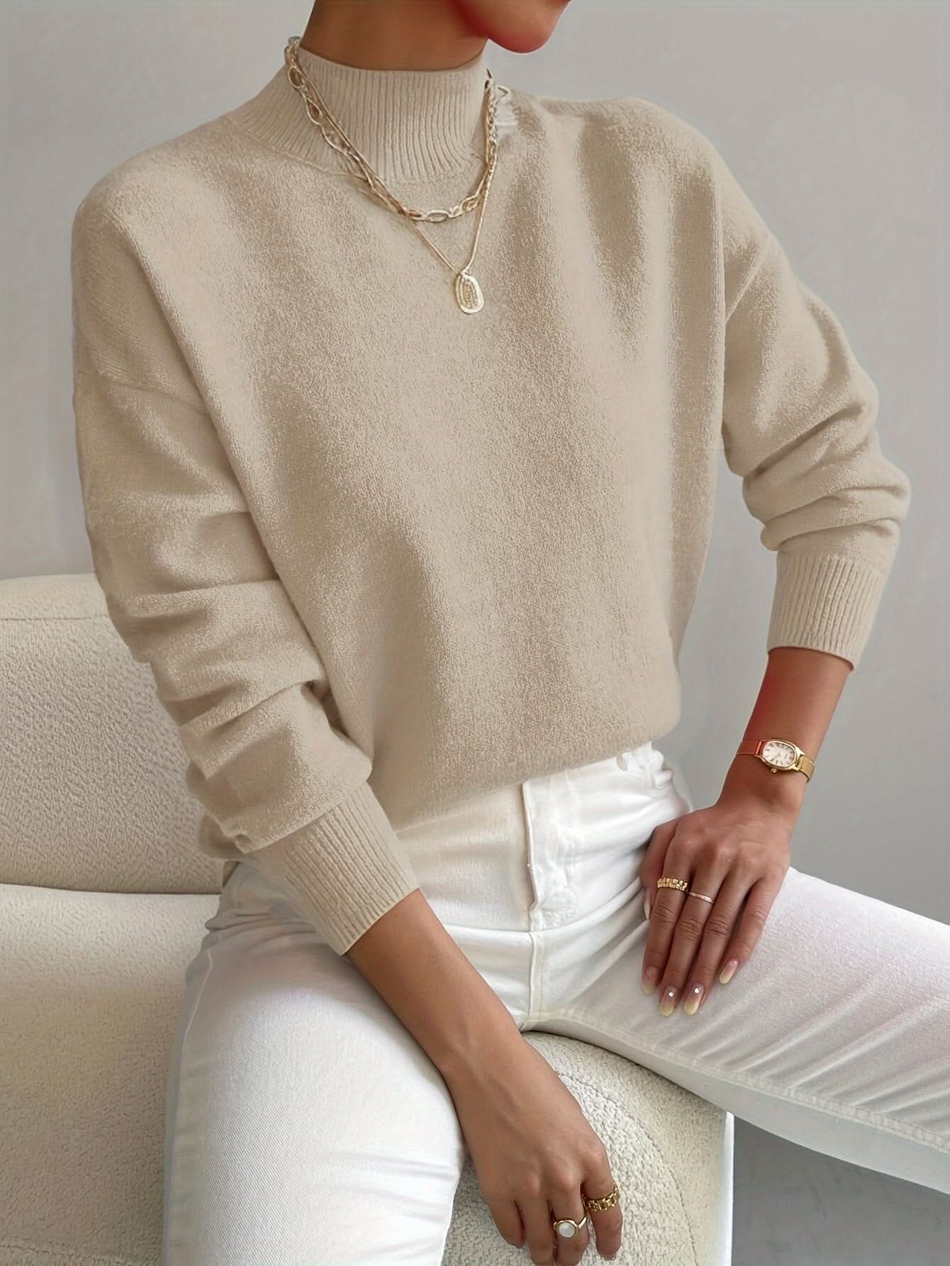 Nicole | Refined Roll Neck Sweater