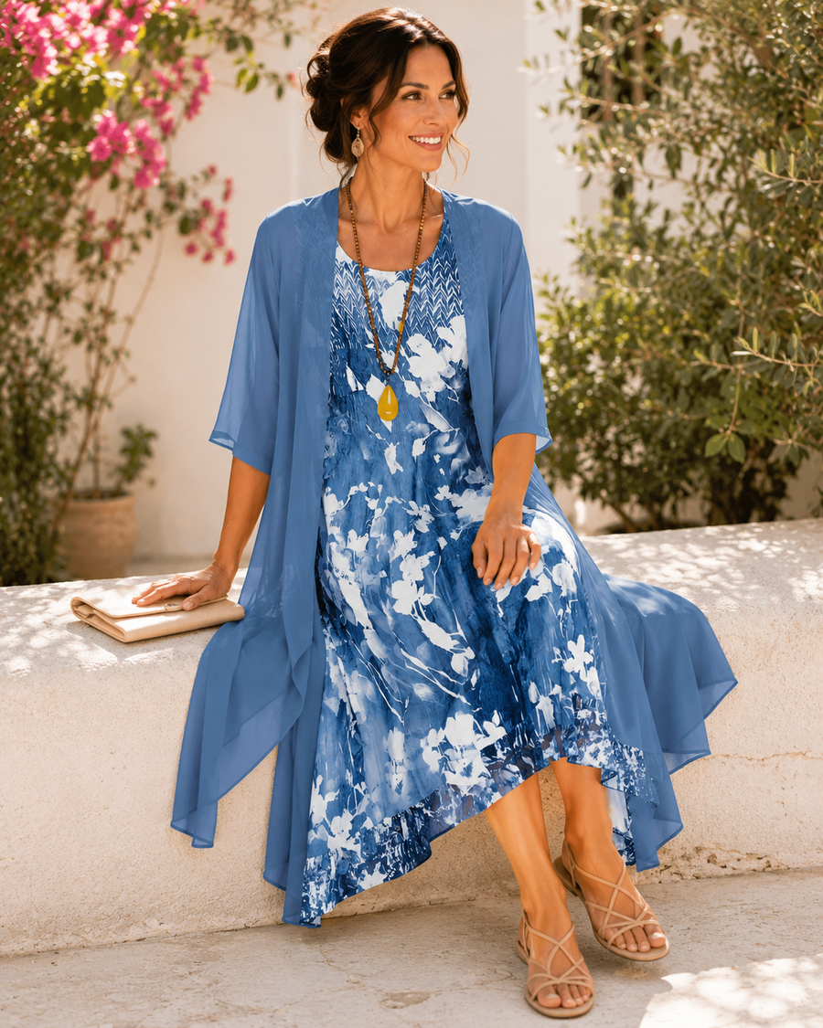 Elizabeth | Floaty Layered Two-Piece Set