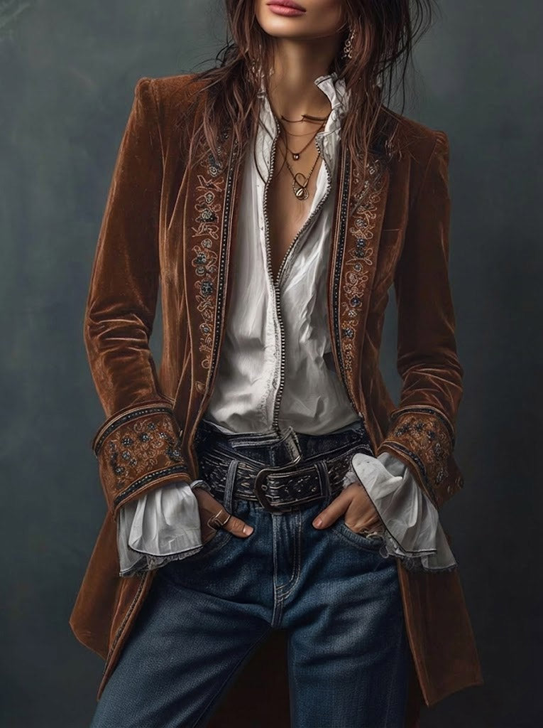 EDITH | LONG VINTAGE JACKET