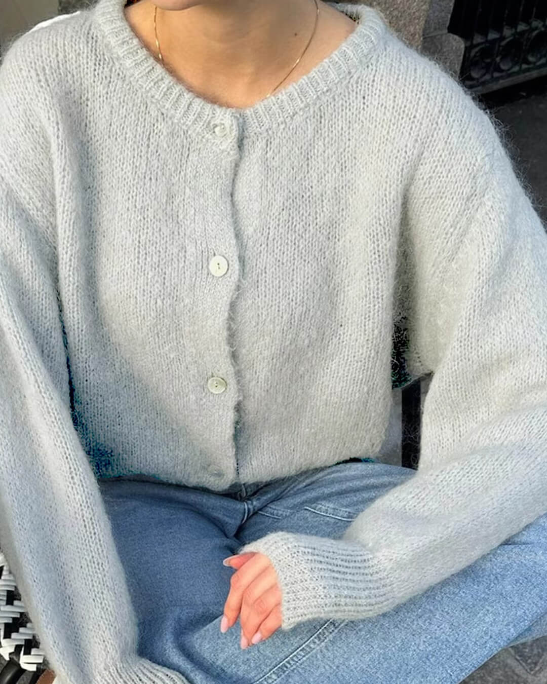Alexa | Fuzzy Knit Cardigan