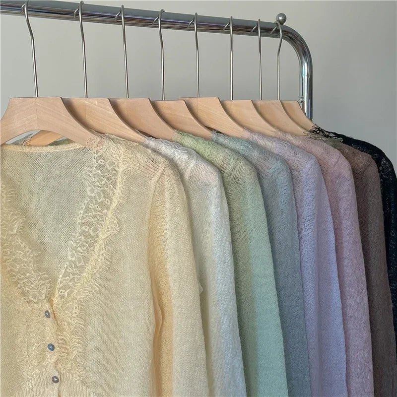 Alessia | Knitted Lace Cardigan