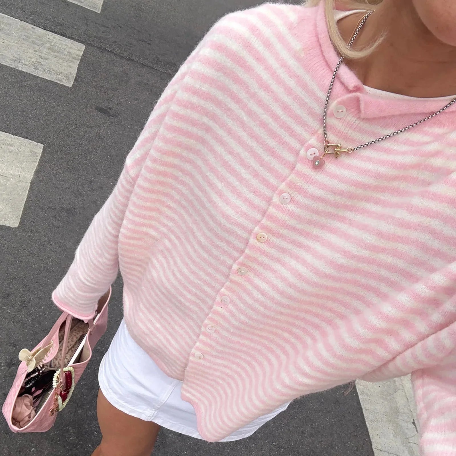 Martha | Striped Cardigan