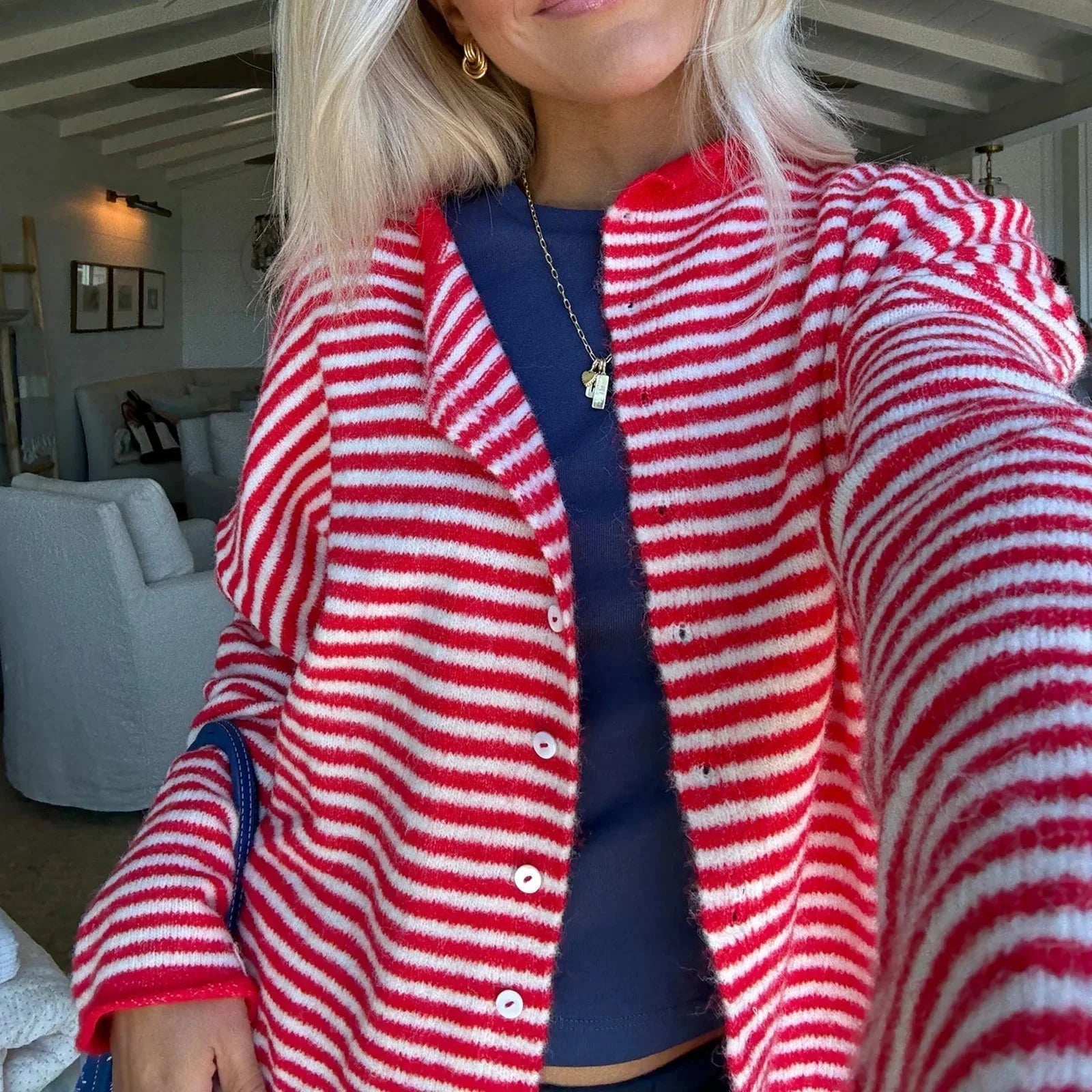 Martha | Striped Cardigan