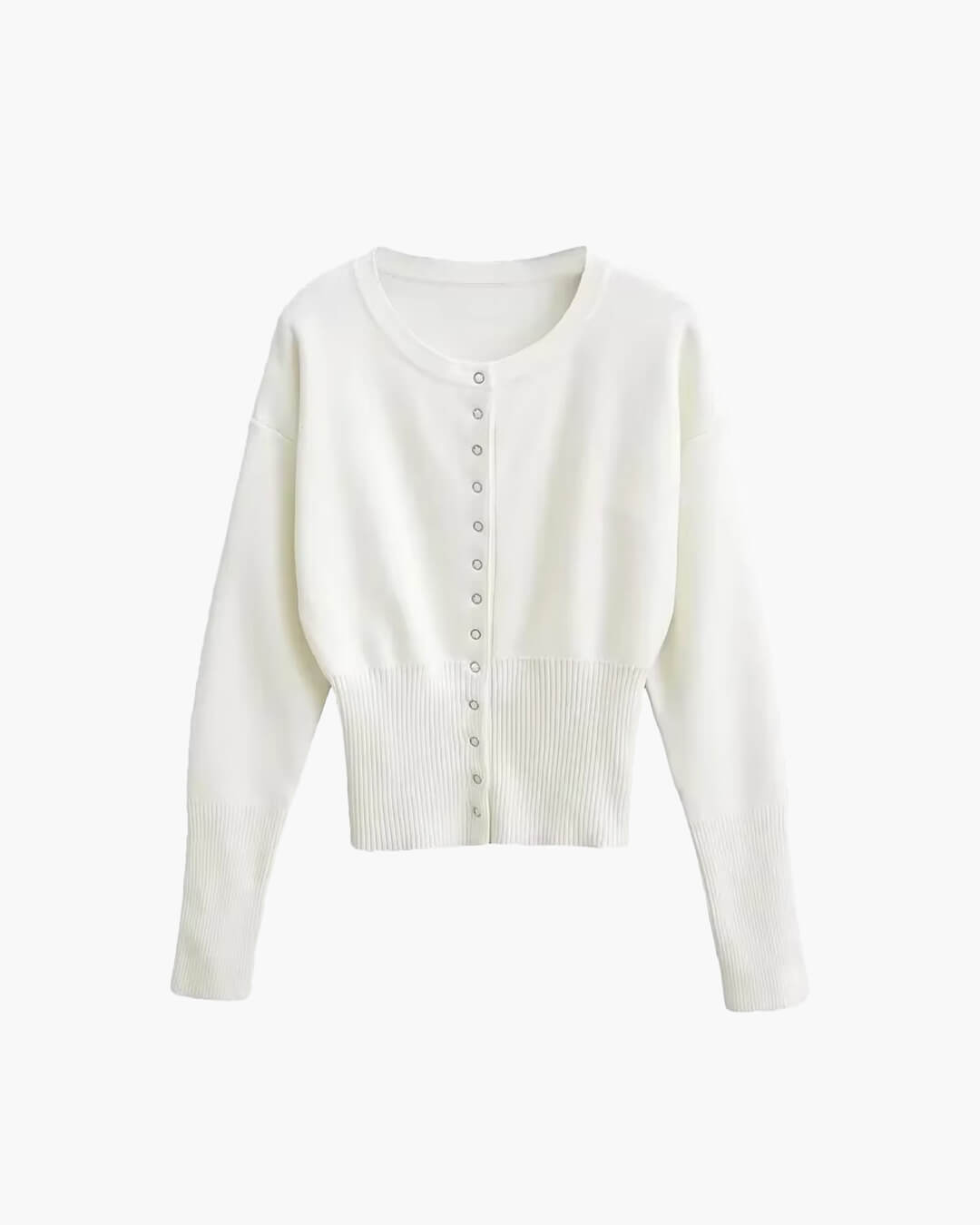 Alisha | Snap Button Knit Cardigan