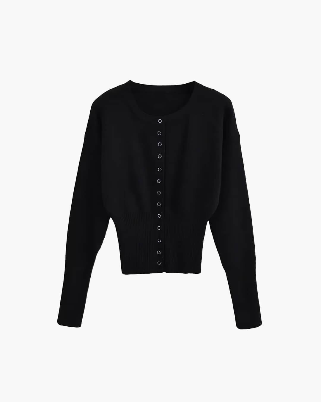 Alisha | Snap Button Knit Cardigan